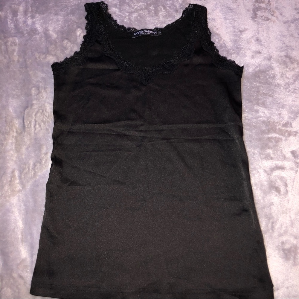 Dolce & gabbana black camisoles/ tank top